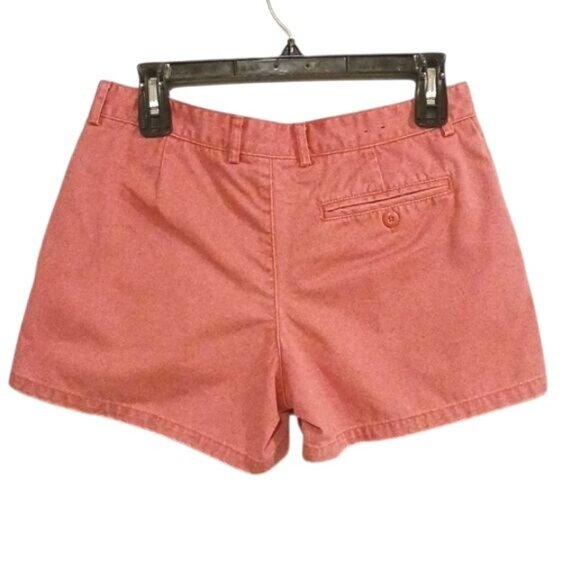 America Eagle Outfitters 100% Cotton Button Fly Shorts Salmon Pink Size 4 - Picture 2 of 12